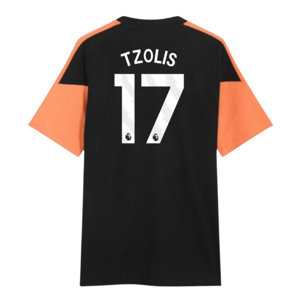 2026/27 Arsenal Tee Training Uniform (Black) (Tzolis 17)